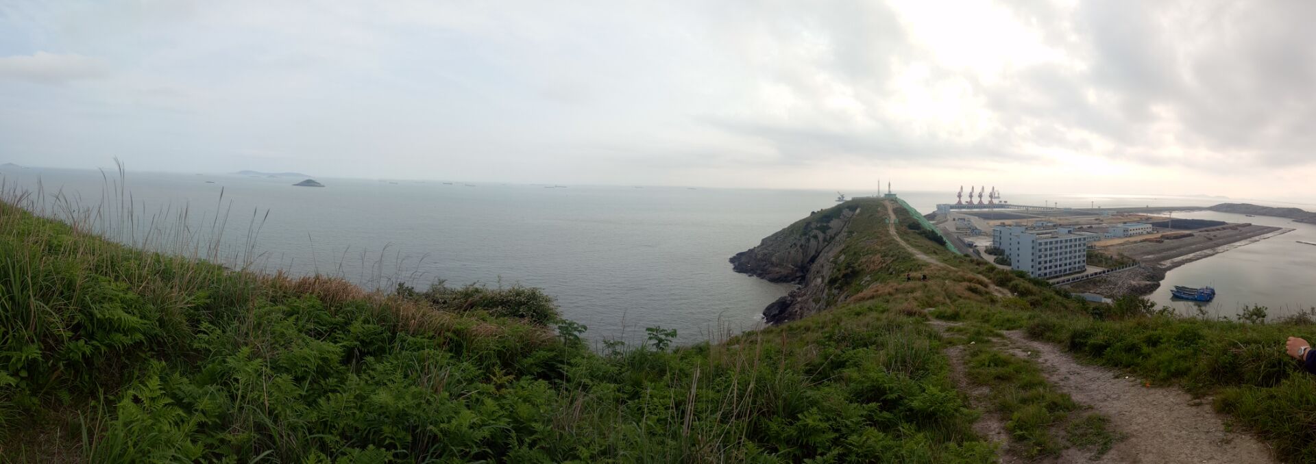 头门港一日游,大临海的港口,风景优雅,壮观的跨海大桥